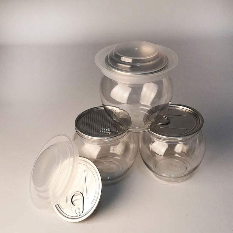 泡菜坛子商用塑料坛子圆形加厚带盖腐乳包装罐pet瓶子塑料小坛子