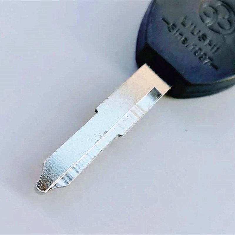 原版黑胶方大柄绿源电动车单槽开齿割牙铜质宽7mm钥匙胚子