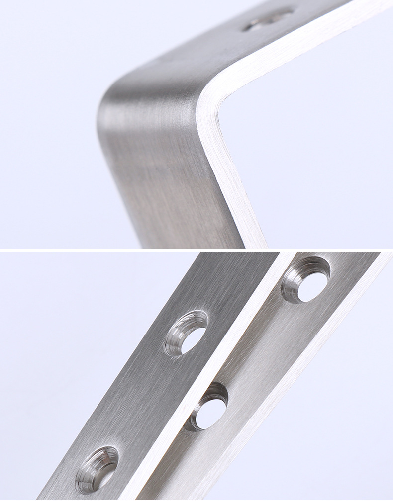批发不锈钢直角角码 90度304不锈钢加厚层板托衣柜橱柜家具连接件