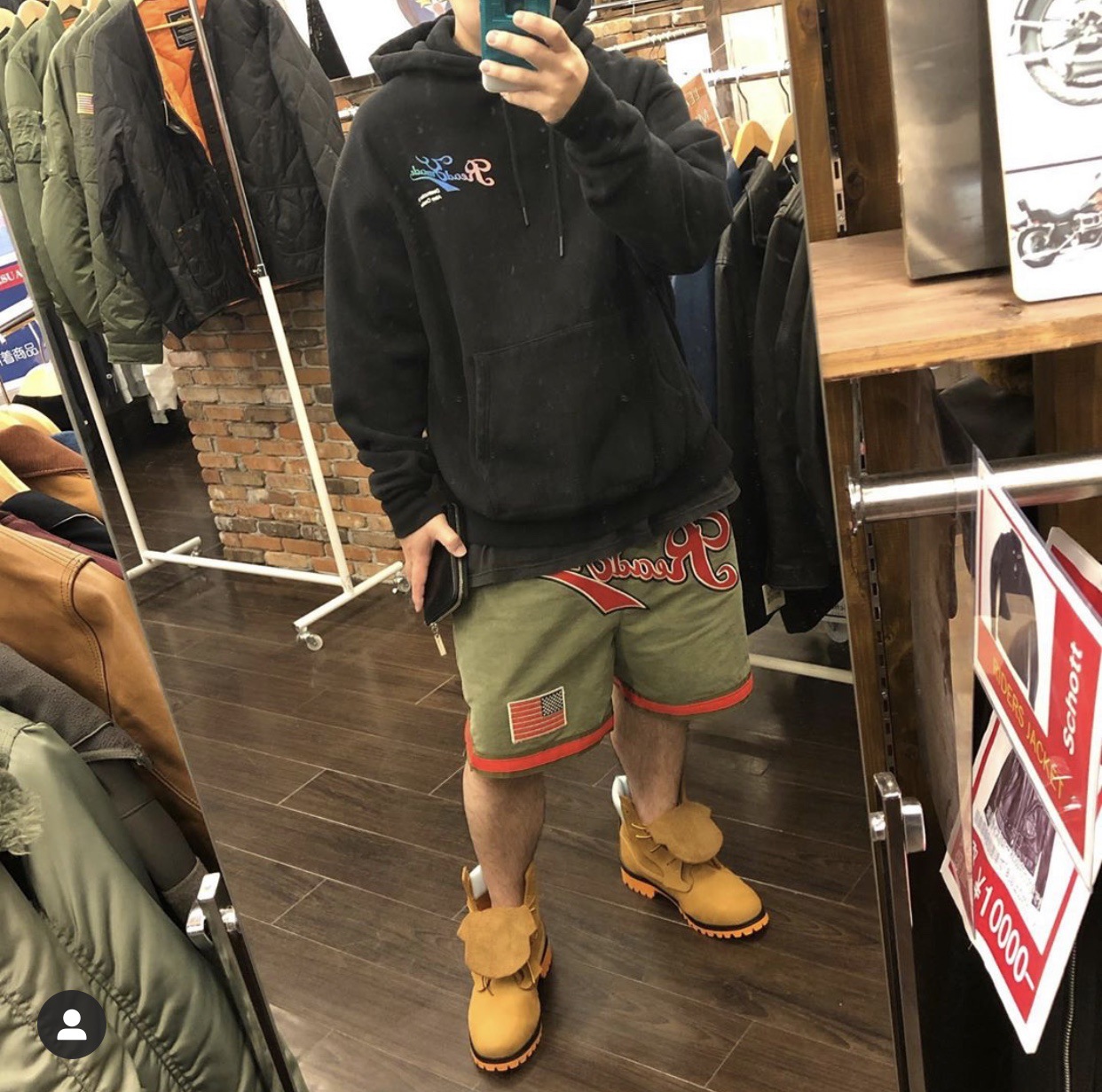 readymade限定胸口彩字母 帽衫 彩色渐变字母 ins 连帽卫衣