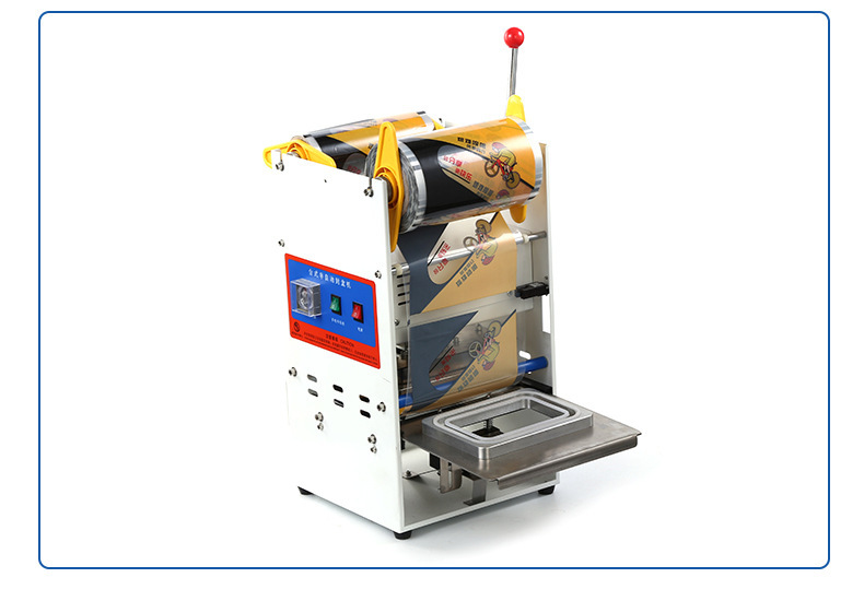 半自动锁鲜盒封口机 手压快餐打包机 小龙虾外卖封口机 厂家定制