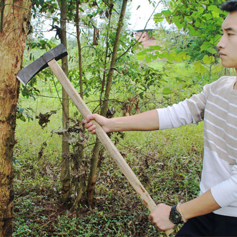 轴承钢斧子木工斧头劈柴户外开山斧精钢砍柴大斧头砍树大号家用斧