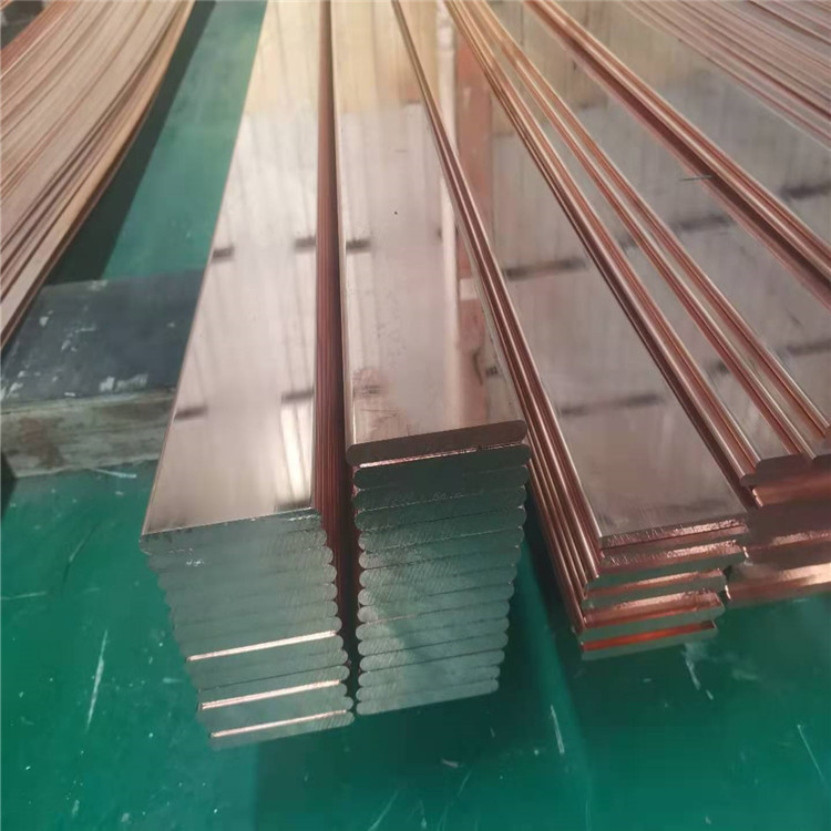 1成交111千克铜排厂家 接地t2紫铜铜条tmy100*10镀锡铜排 变压器连接