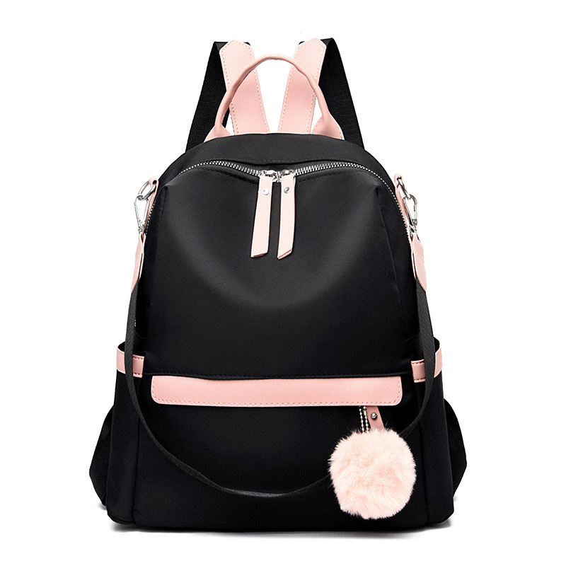 New Casual Backpack Women's Bag Oxford Cloth Computer Bag Women's Backpack Multi-Functional Middle School Student Schoolbag