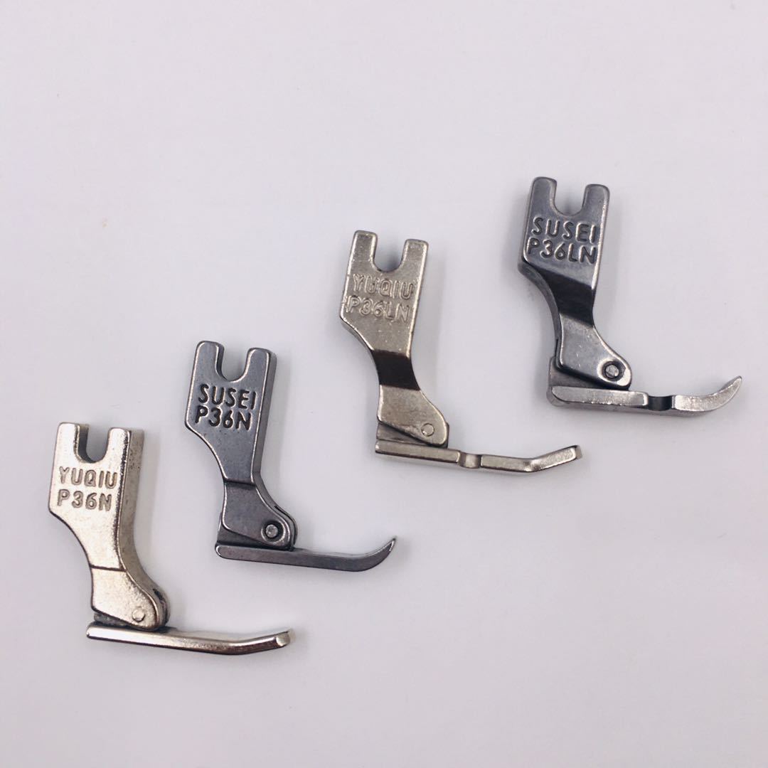 工业平车缝纫机零配件p36np36ln左右单边压脚全钢拉链压脚