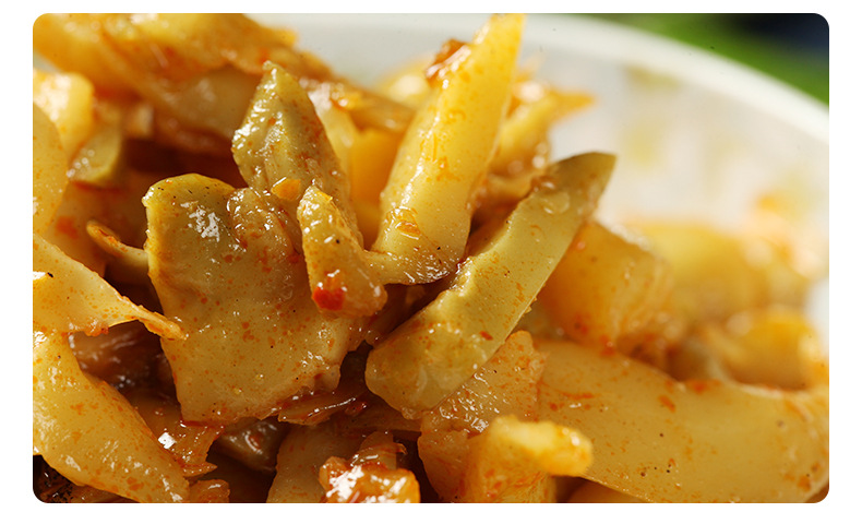 现货批发70g*50袋山东特产榨鲜脆榨菜丝小包装酱菜泡菜风味小咸菜