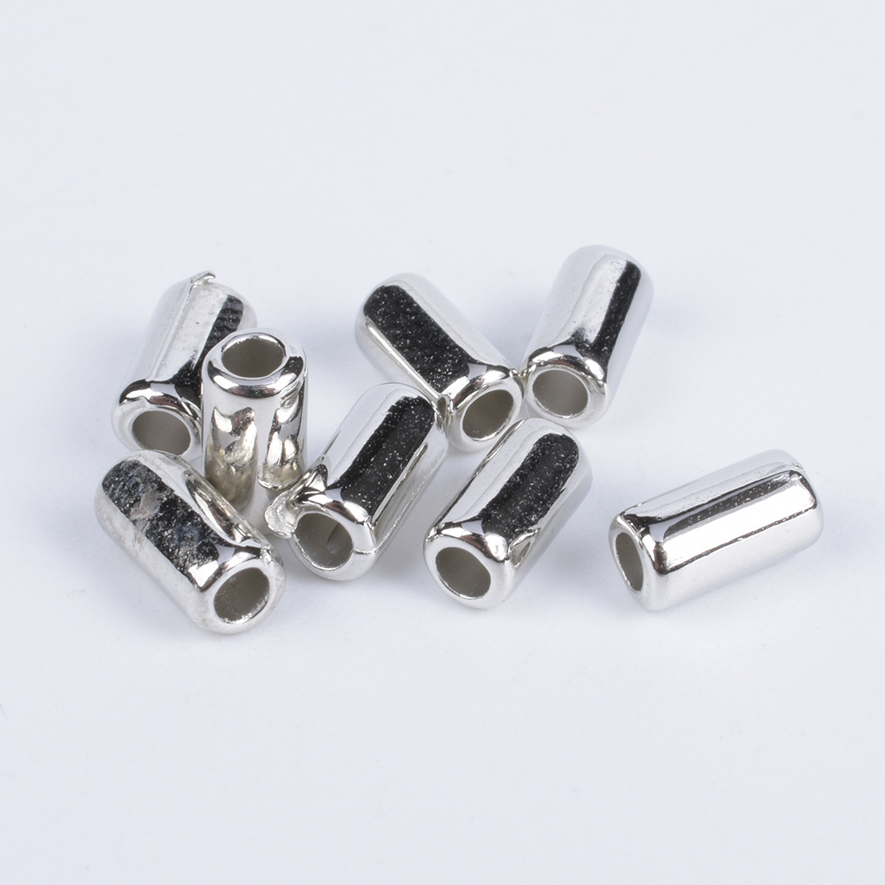 跨境货源圆柱形ccb管 diy手工饰品配件 项链定位管批发200个/包