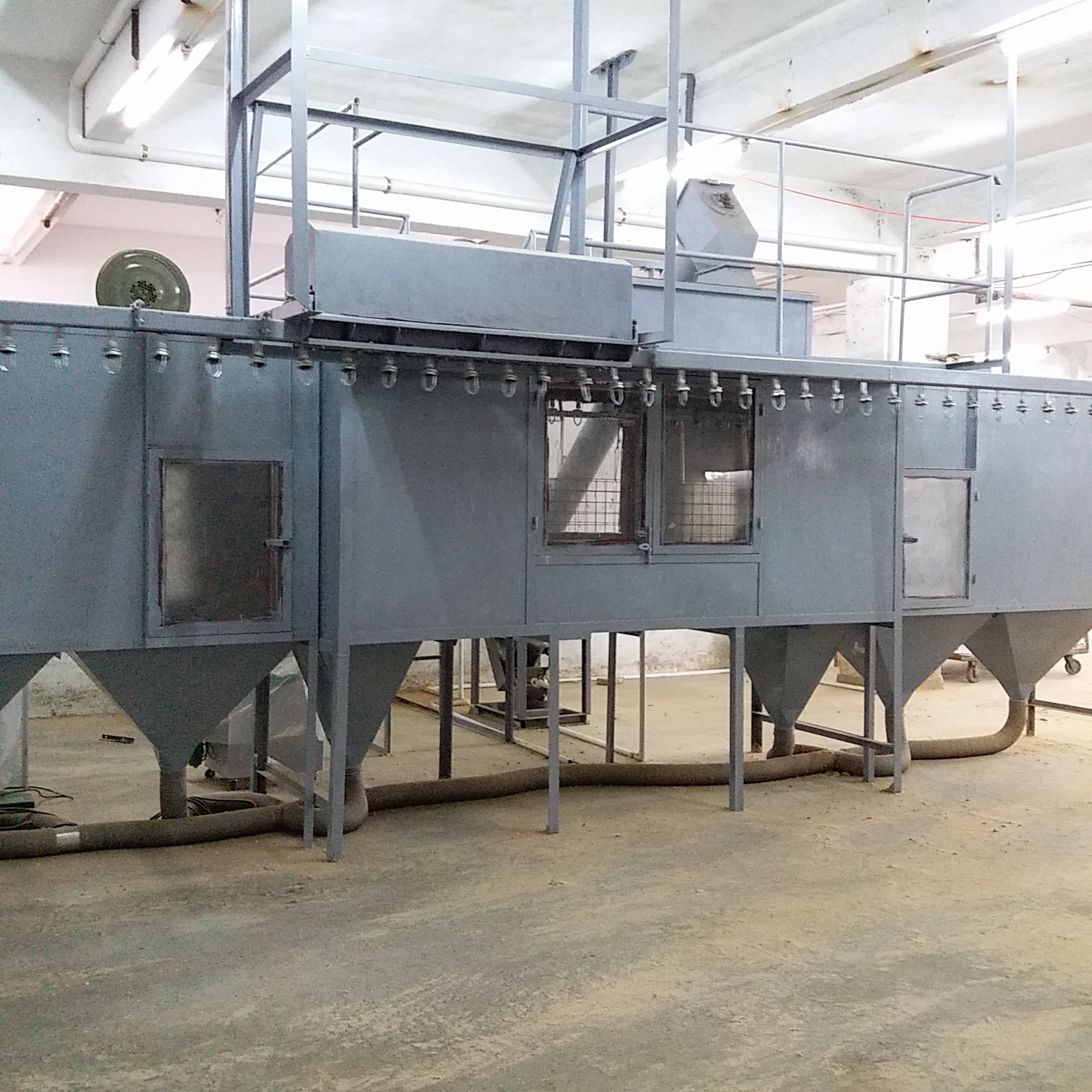 唇彩头鼻咽拭子半自动植绒设备静电植绒机静电植绒毛胶水厂家直销