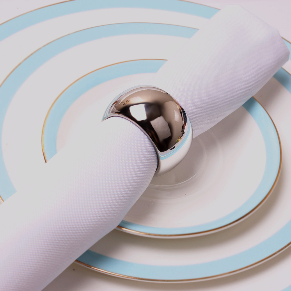 电镀光面餐巾扣 餐巾环 纸巾圈