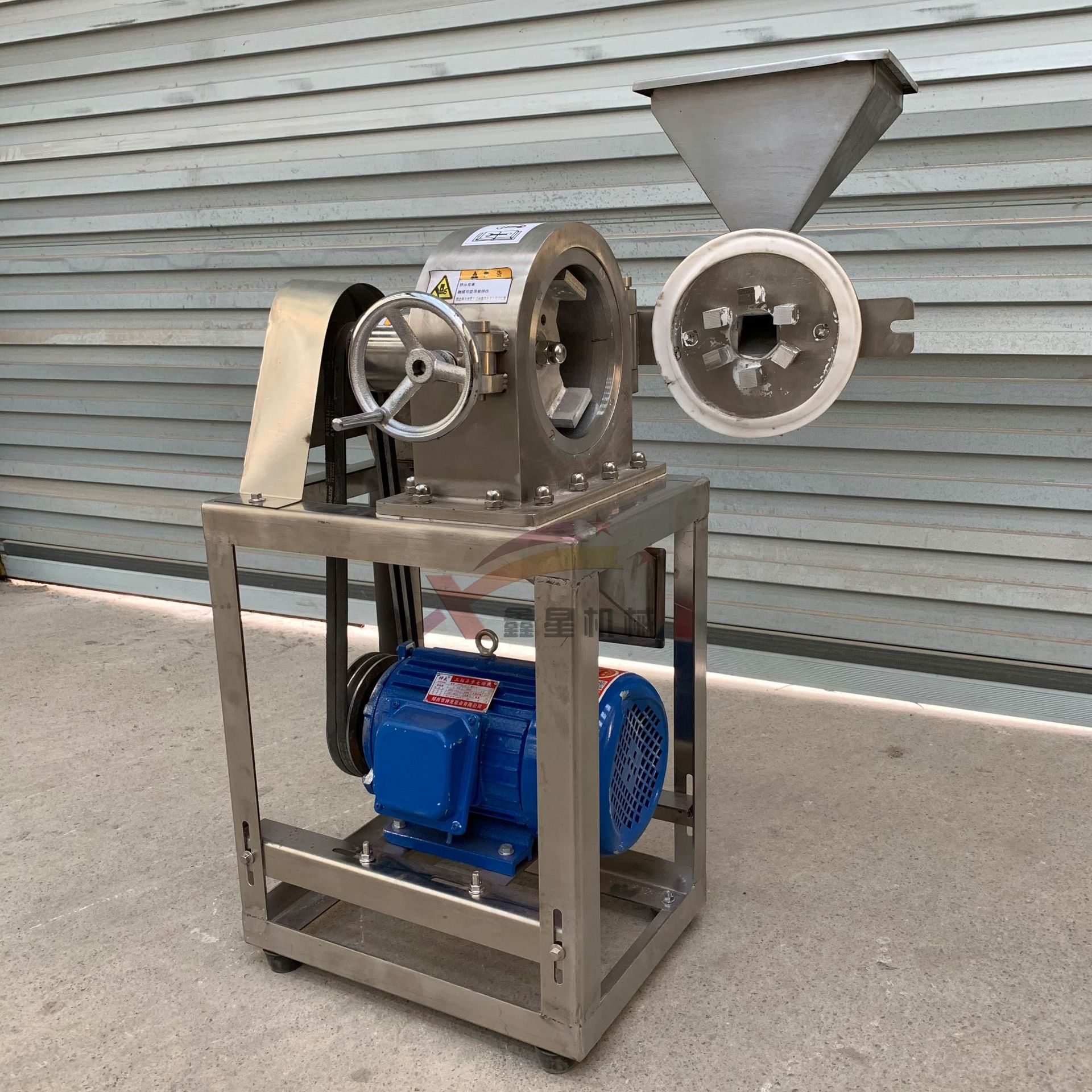 不锈钢小型药材磨粉机 石斛三七陶瓷打粉机 齿盘式珍珠骨料粉碎机