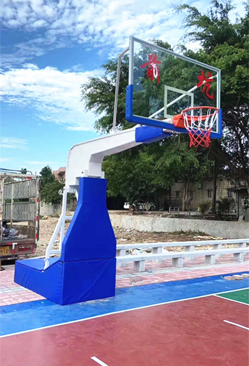 液压篮球架 电动手动液压体育馆可移动篮球架金陵体育器材