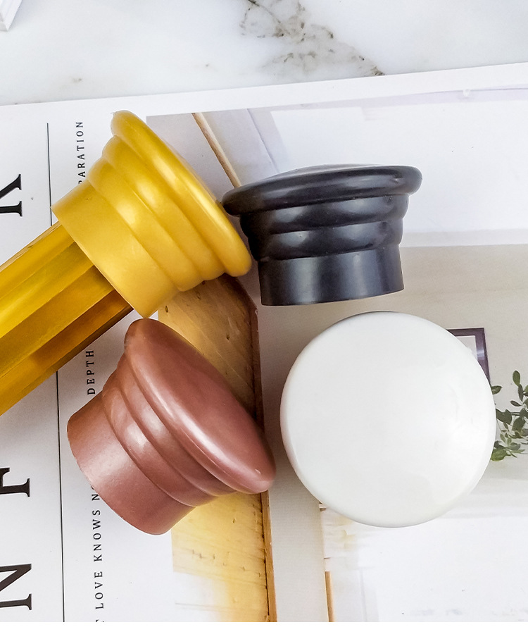 罗马杆头封口塑料堵头窗帘杆堵头两头28通用窗帘堵头罗马杆的头