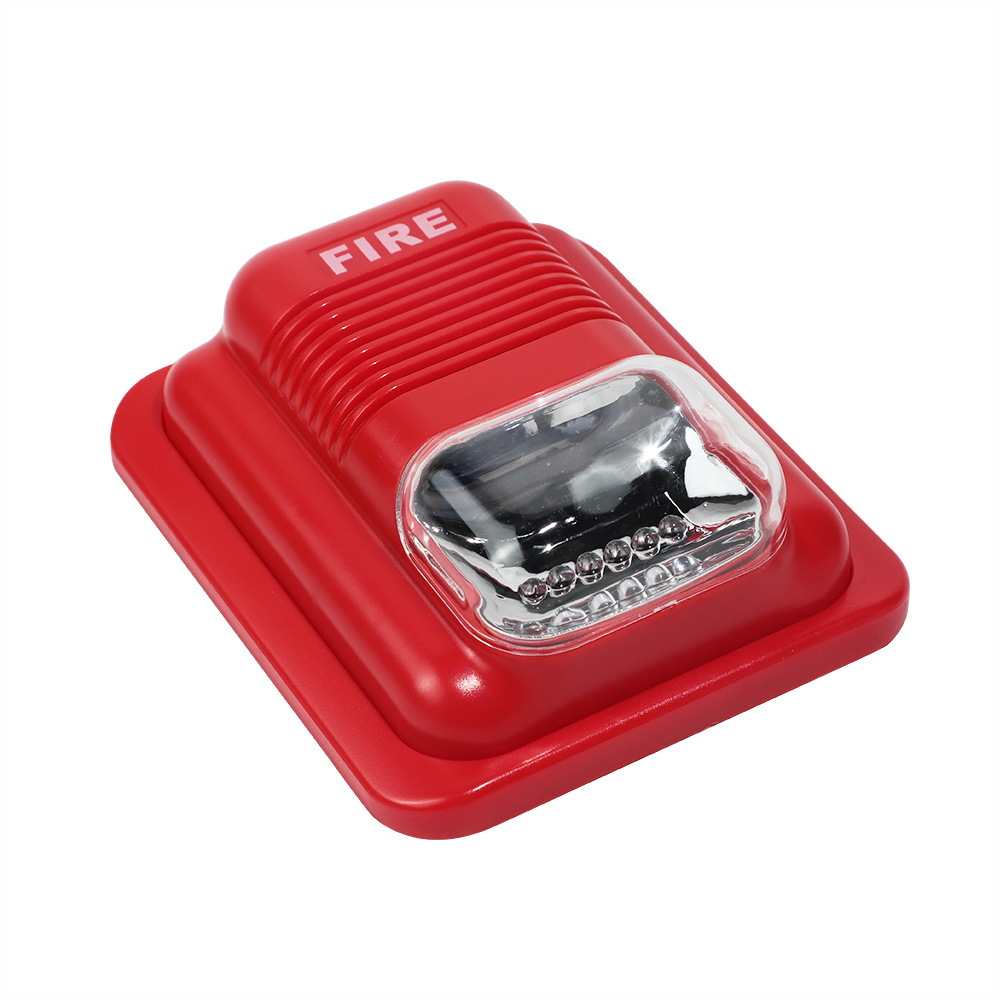 dc24v消防声光报警器 火灾报警器 火警扬声器 火警声光报警喇叭