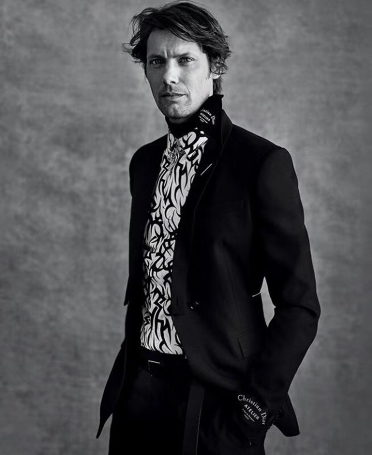 欧美春秋潮流朋克风火焰印花雅痞修身长袖衬衫男潮牌高端轻奢衬衣