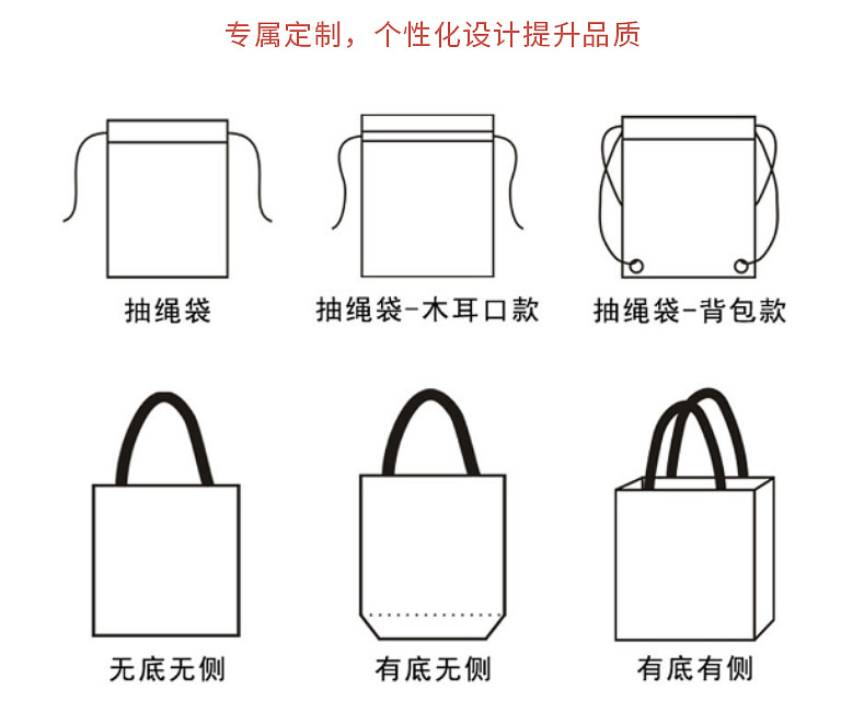 空白帆布袋logo定制 学生帆手提印花帆布袋 单肩购物帆布袋厂家