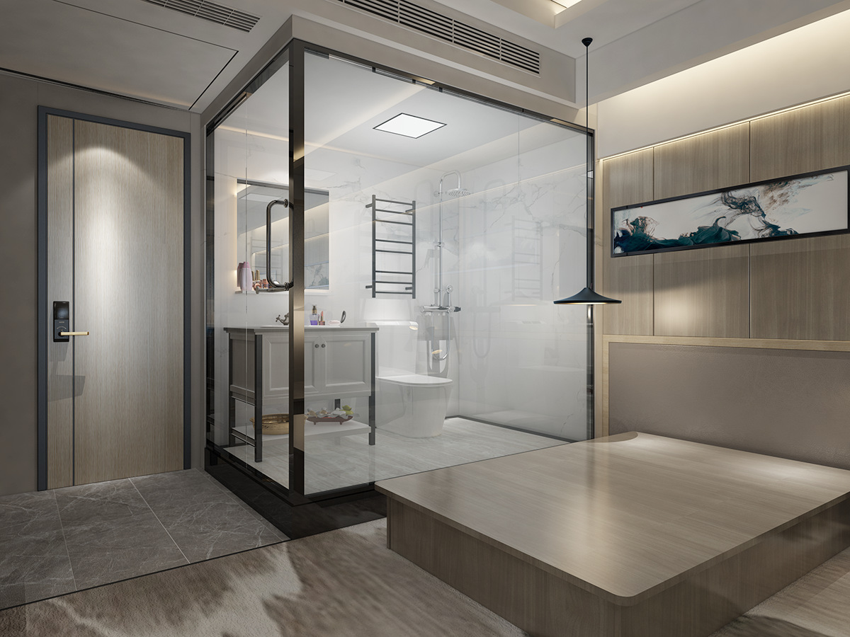 宾馆整体卫生间新型一体式集成洗手间适用酒店民宿出租房可开发票