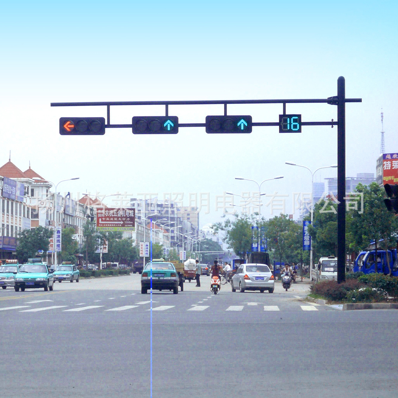 定制批发交通信号灯 十字路口交通警示灯道路安全交通信号灯