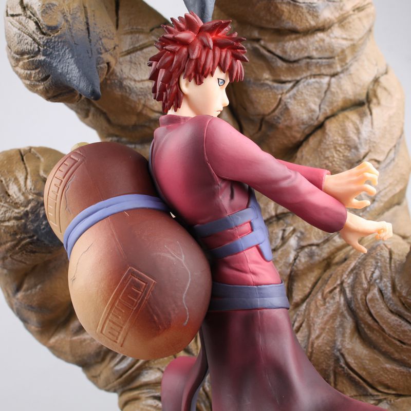 火影动漫批发gaara风之国大手沙暴我爱罗人偶雕像模型盒装手办