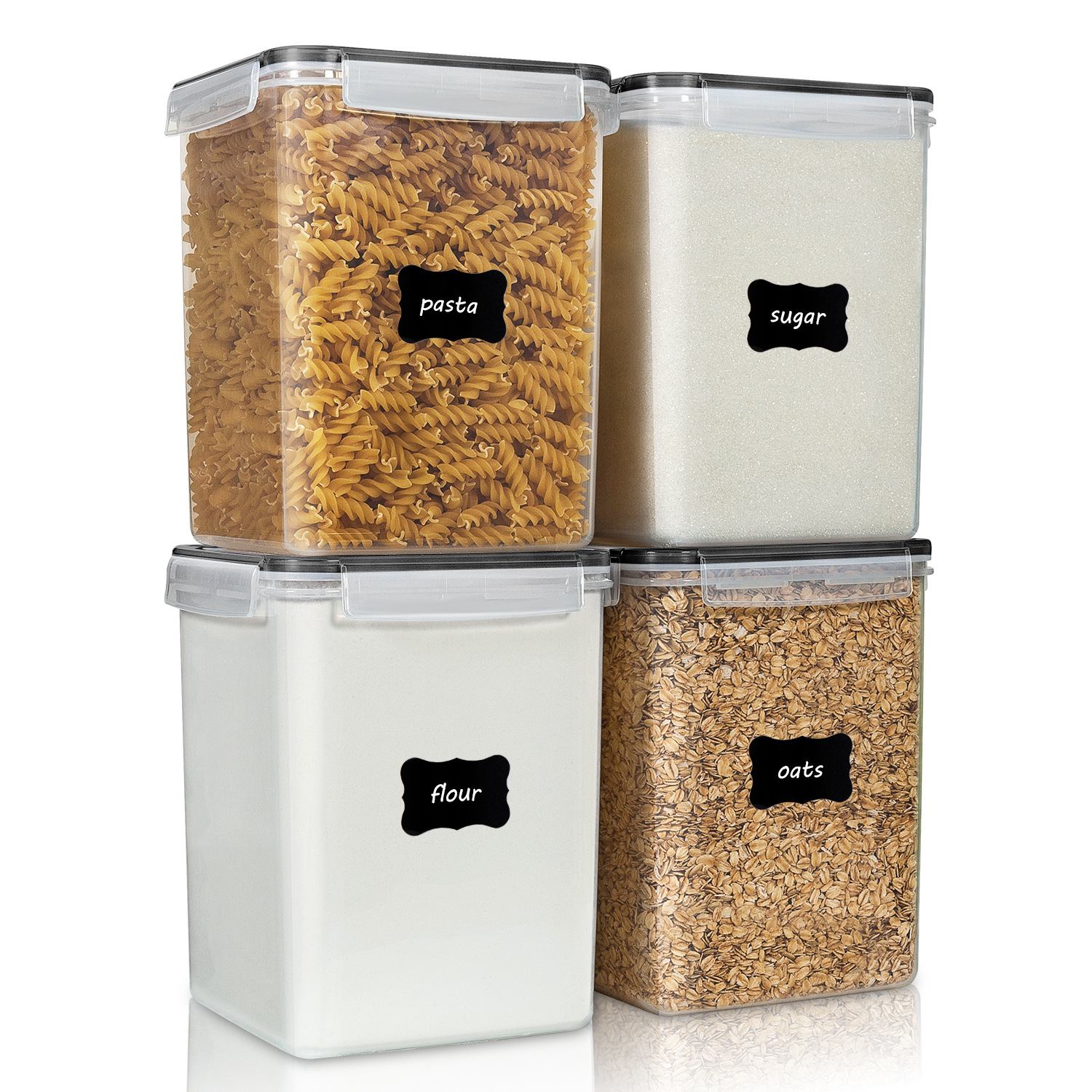 弘来泰厨房五谷杂粮储物罐食品保鲜盒密封罐大容量跨境专供 米桶