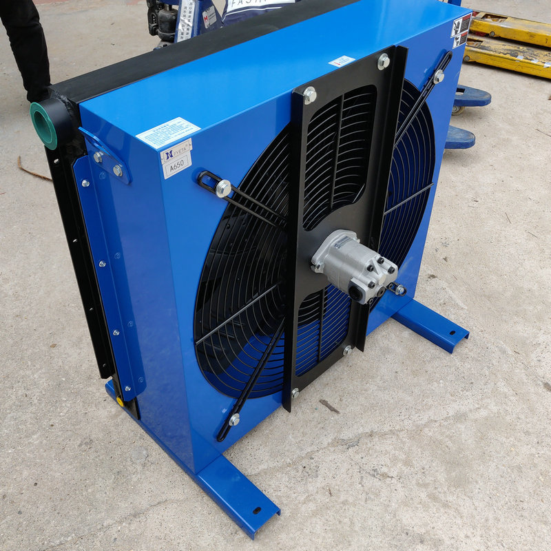 批发a650mc液压立式冷却器 液压油散热器 铝合金液压风冷却器