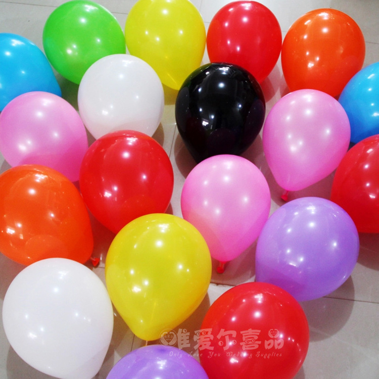 Wholesale 10-Inch Matt round 2.2G Rubber Balloons Color Opening Wedding Room Shop Decoration Matte Solid Color Balloon