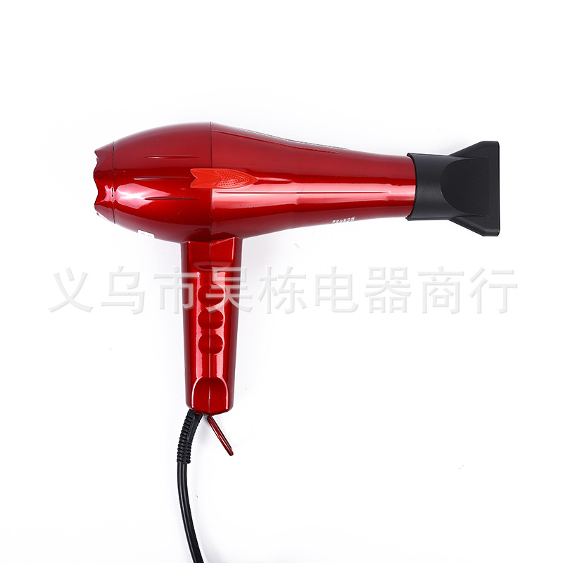 Bright 8850 High-Power Hair Dryer Household Heating and Cooling Air Four-Gear Three Plug 2000W Red