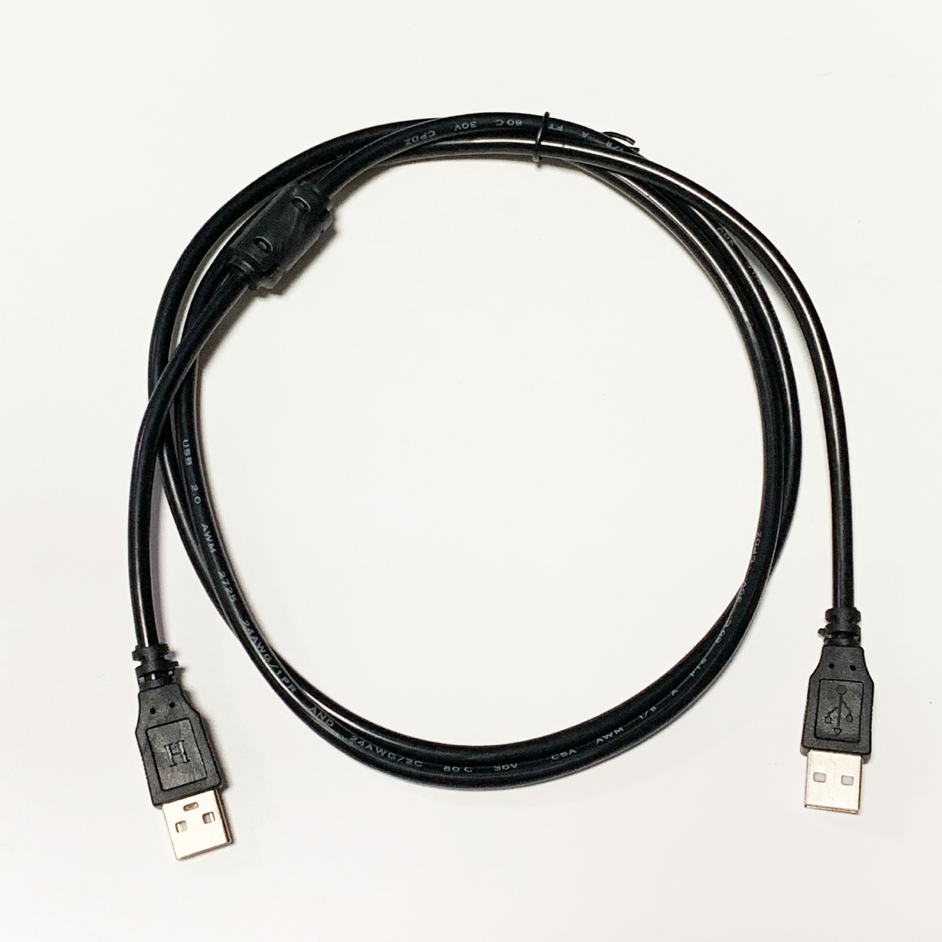 usb公对公对拷线a对a20铜芯移动硬盘数据线电脑u盘连接线批发