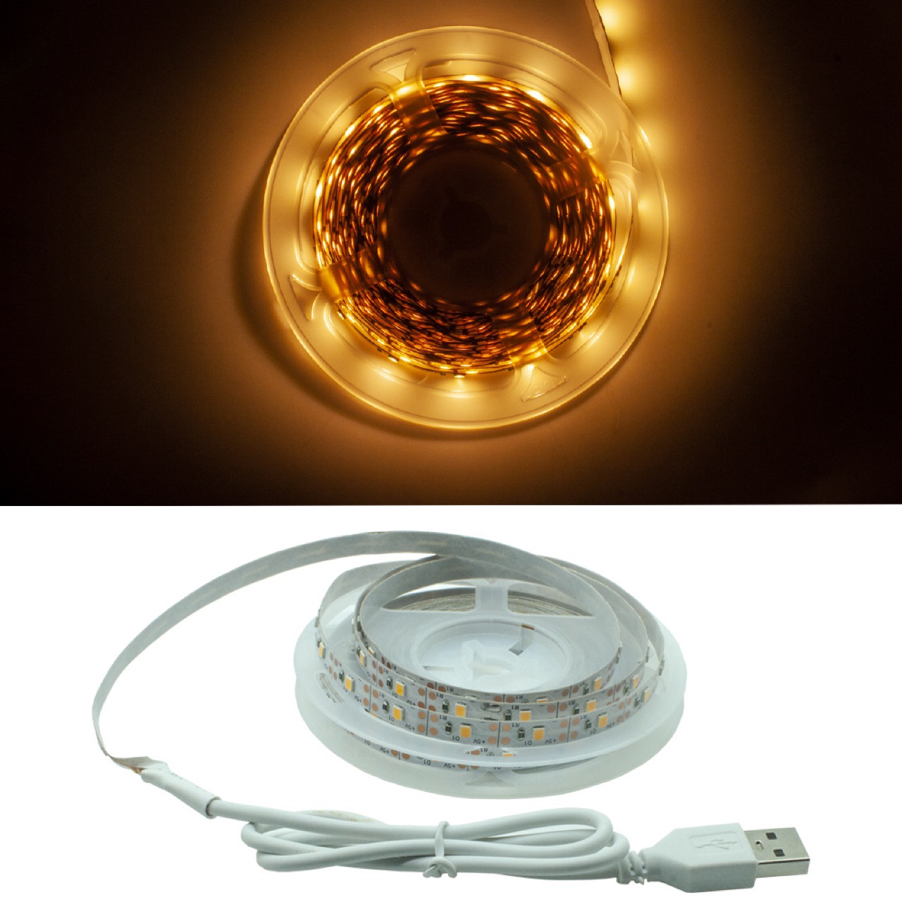 外贸爆款5050 led变光灯条灯串wifi遥控 室内户外低压滴胶led灯