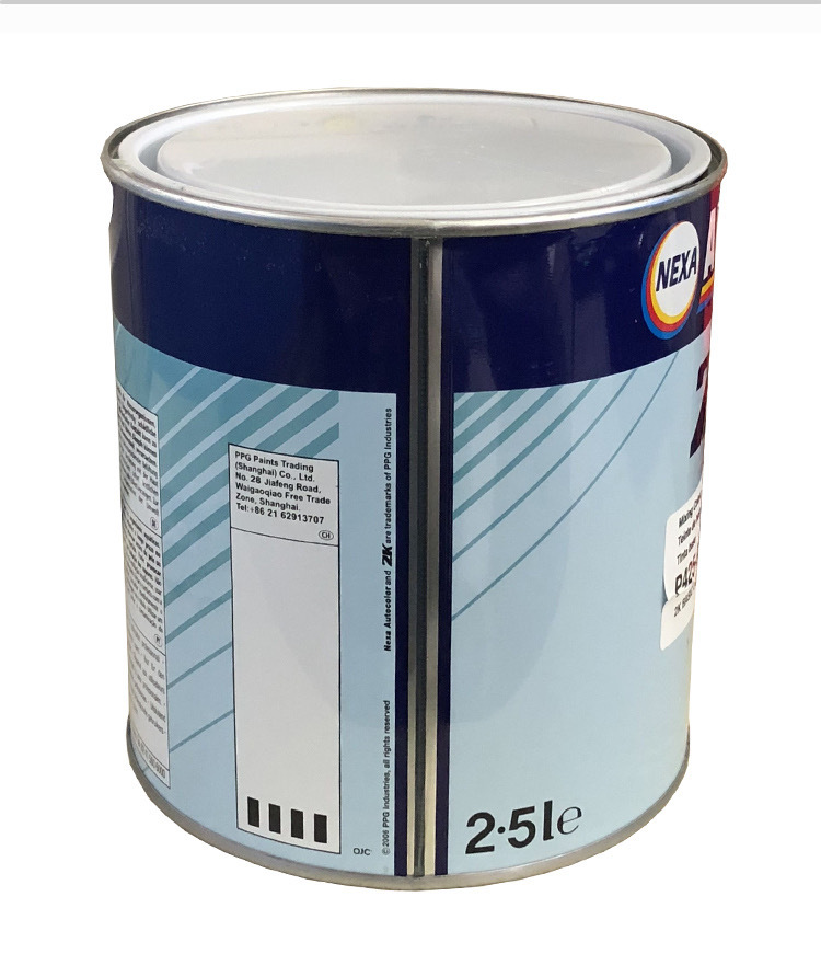ppg汽车漆p425-900纯白成品漆双组份调漆调色金属漆色母烤漆车漆