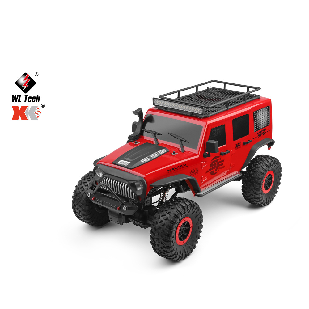 Weili 104311 Remote Control Speed Car 1 to 10 Electric Four-Wheel Drive Double Bridge Rock Crawler off-Road Toy Car Model Wholesale