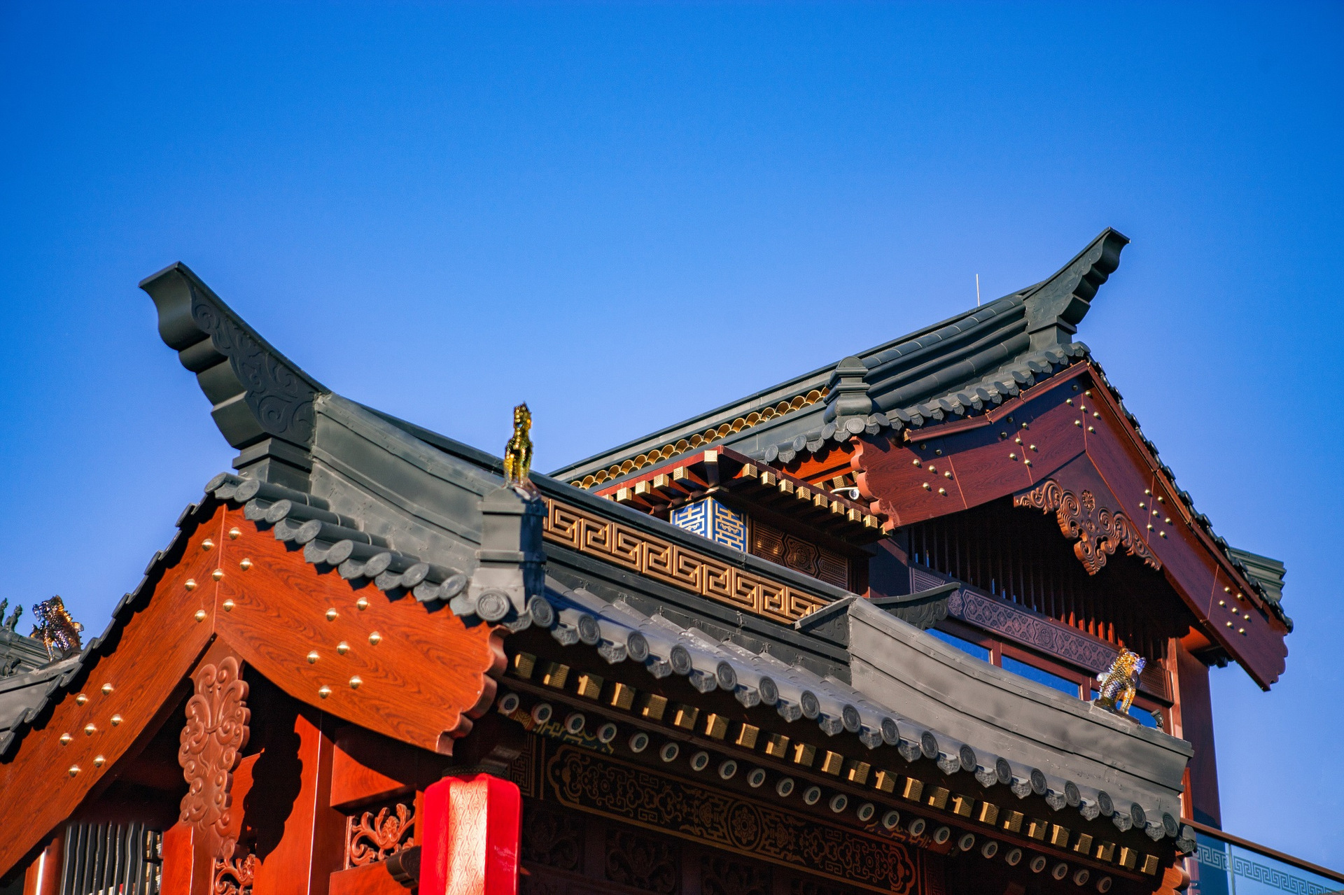 金属仿古建筑瓦 铝镁锰合金瓦 1号2号3号金属筒瓦板瓦