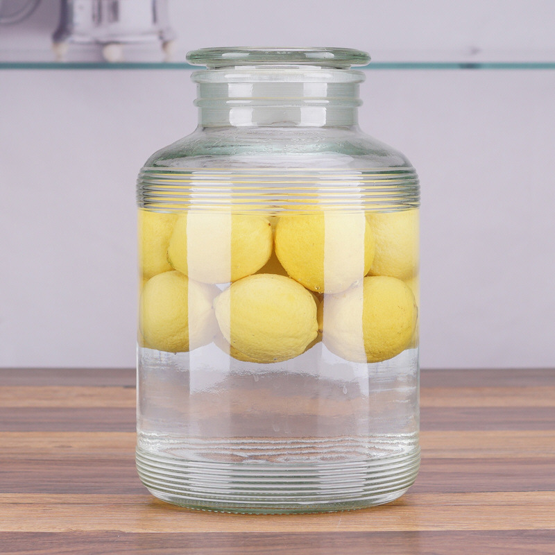 泡酒玻璃瓶5斤10斤密封罐酿酒坛子升l斤带盖加厚家用空瓶