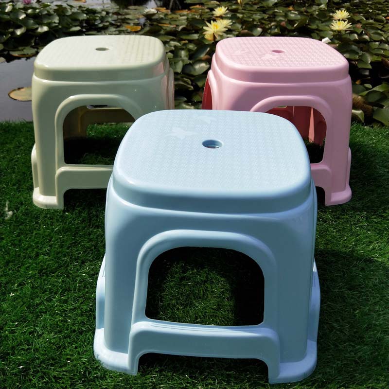 塑料凳子 成人换鞋凳小板凳折叠凳宝宝座椅北欧客厅家用塑料凳