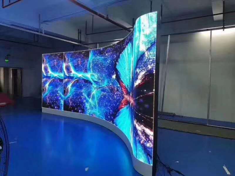 875/p2/p2.5/p3/p4/p5led柔性软屏 led弧形圆柱屏