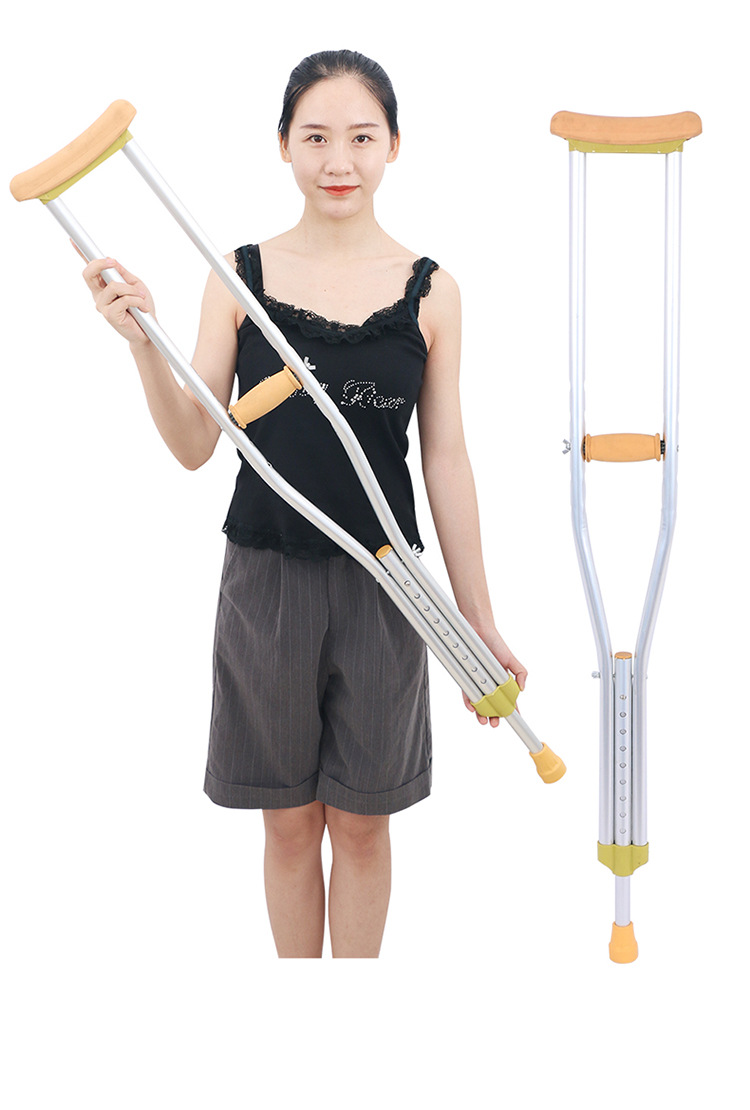 单升不锈钢拐杖腋下拐杖残疾人拐杖老年人不锈钢双拐腋下拐手杖