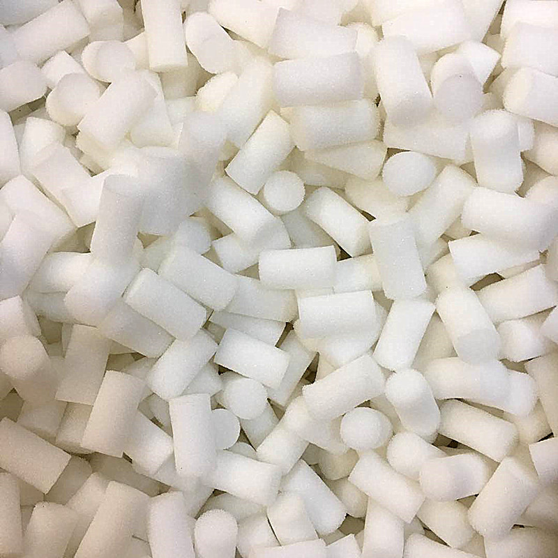 聚氨酯亲水圆柱海绵 医用白色海绵定做 3*10mm空心高密度海绵柱