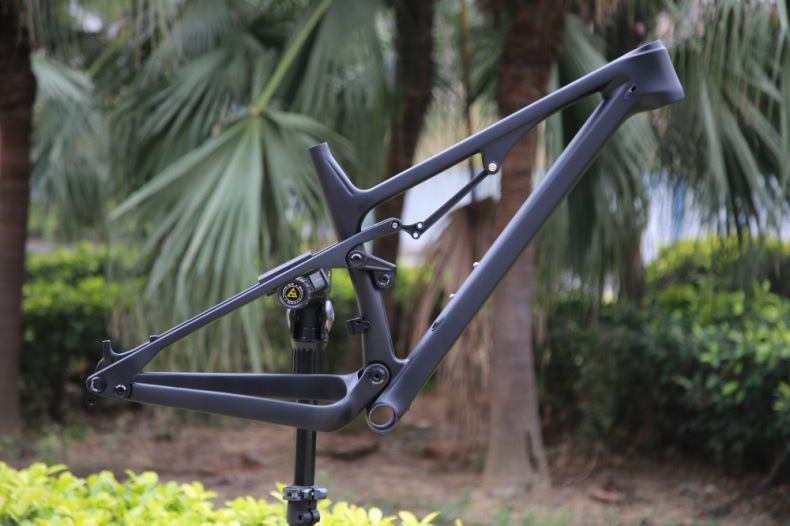 碳客tanke 自行车车架碳纤维27.5/29寸软尾避震越野xc山地车架