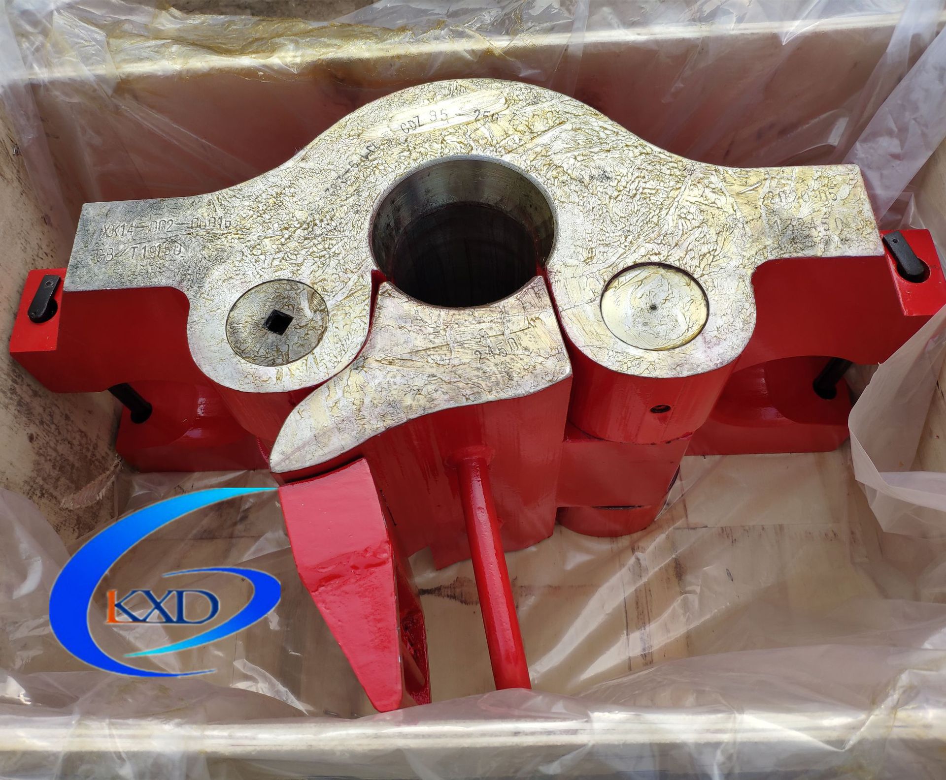 27873mm钻杆斜坡吊卡18度250吨钻杆吊卡