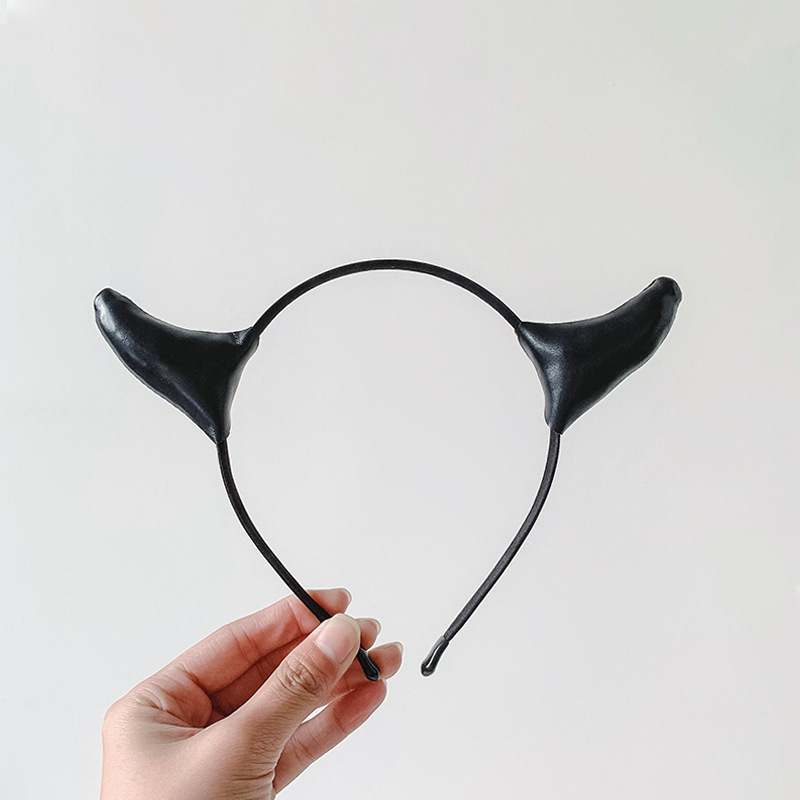 新年牛角发箍可爱卡通小牛公仔发卡动物奶牛头饰节日装扮超萌头箍