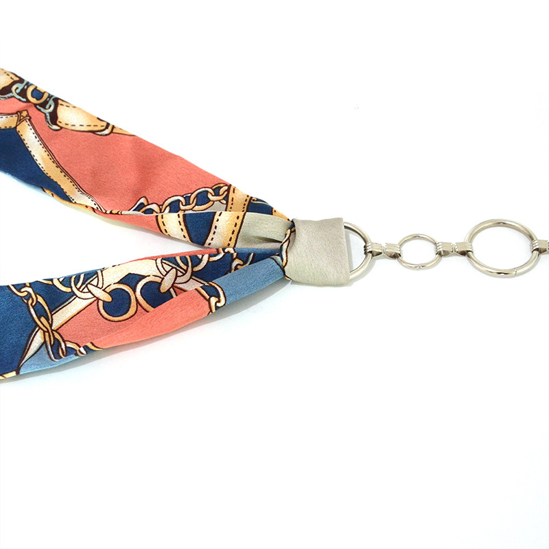 布条腰带女士雪纺印花布条带休闲百搭打结裤带连衣裙子装饰女腰封