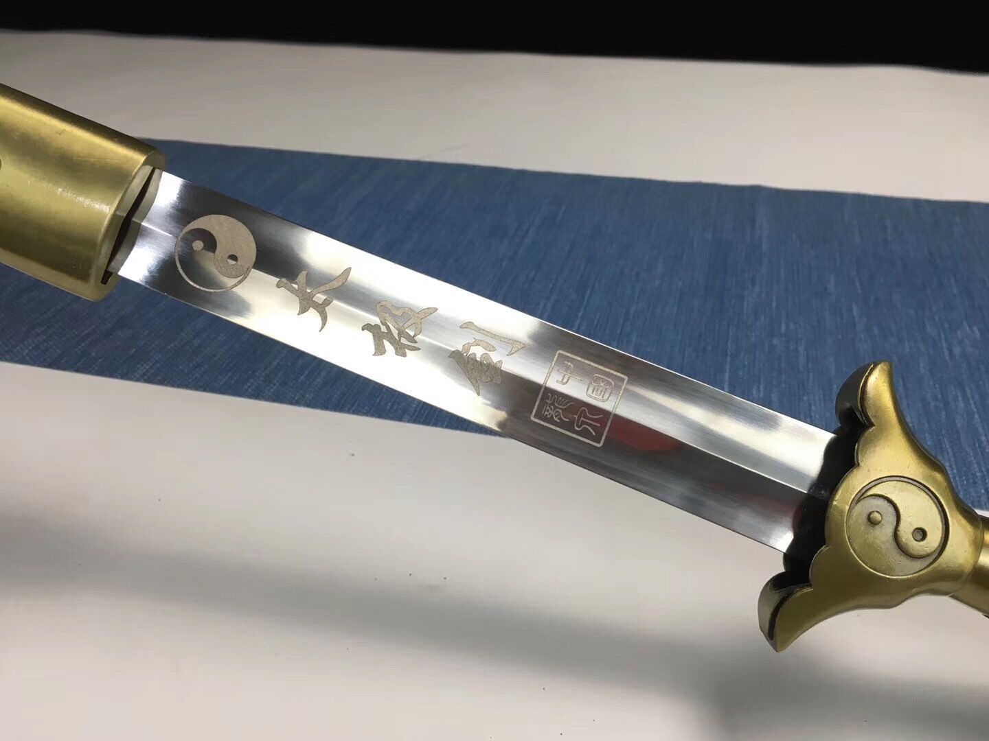 一件代发龙泉纯铜武术太极剑 武术剑 宝剑 刀剑晨练剑未开刃