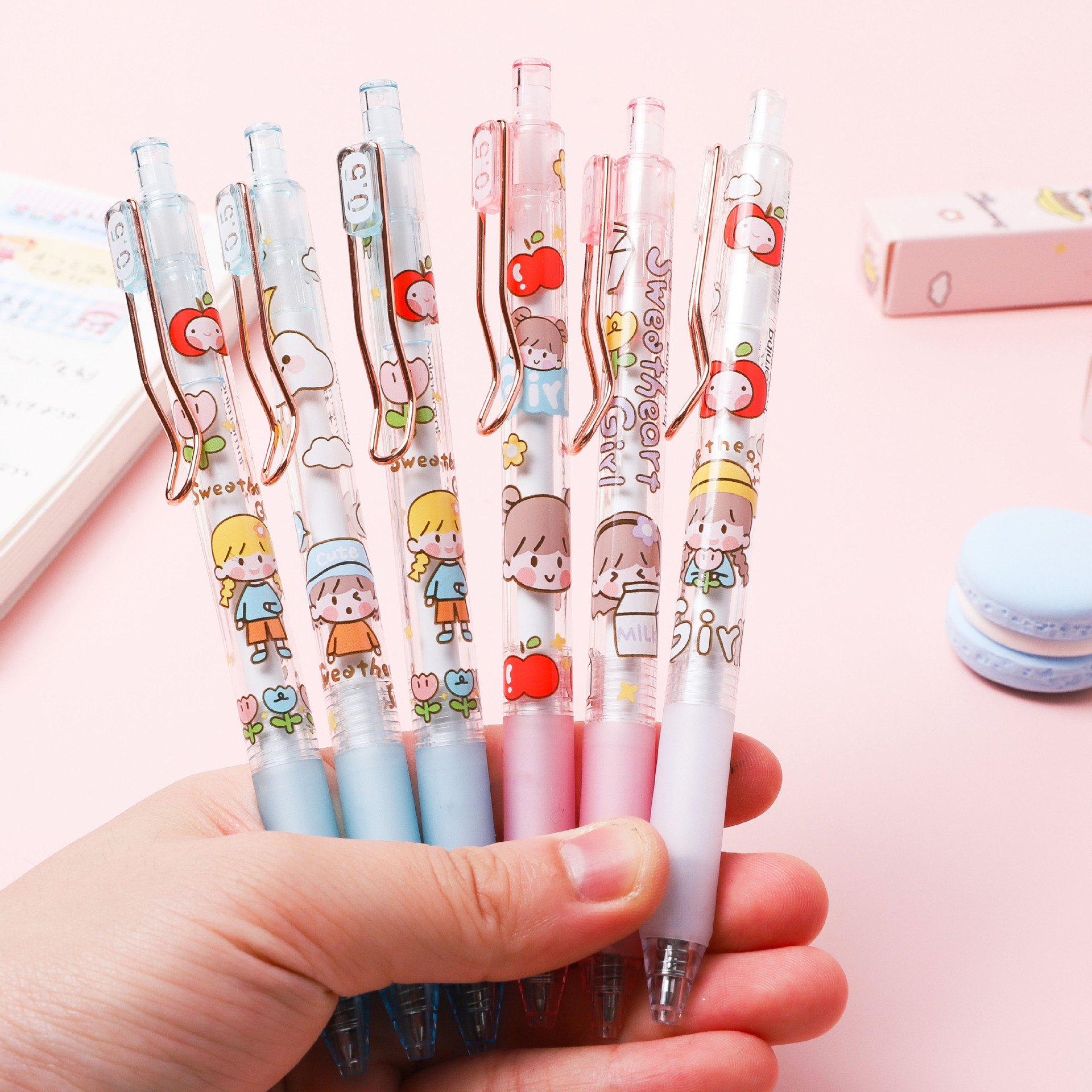 网红文具盲盒笔幸运礼盒学生超值惊喜礼物盒创意中性笔按动签字笔