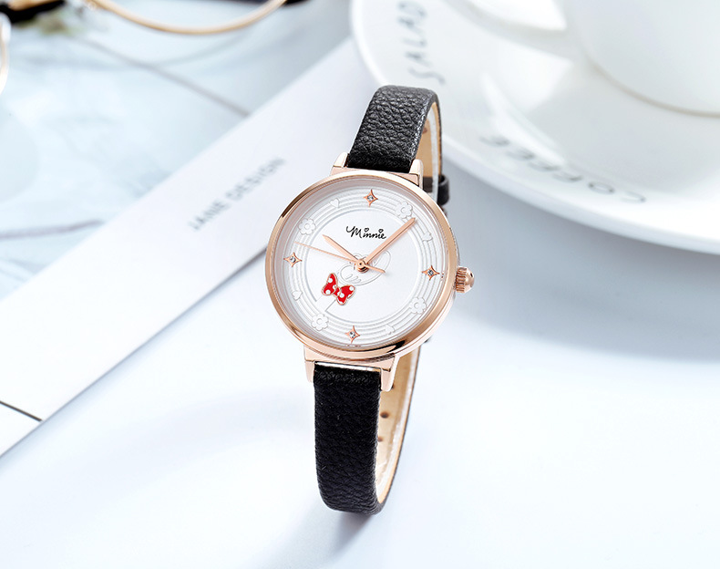 迪士尼手表 米妮细表带女表 潮流时尚简约表盘造型 百搭时装表269
