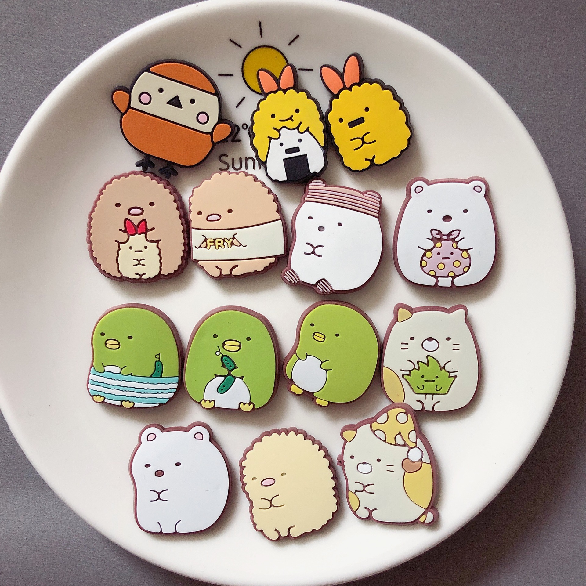 创意冰箱贴卡通角落生物pvc软胶冰箱贴磁力贴留言板磁铁磁性贴