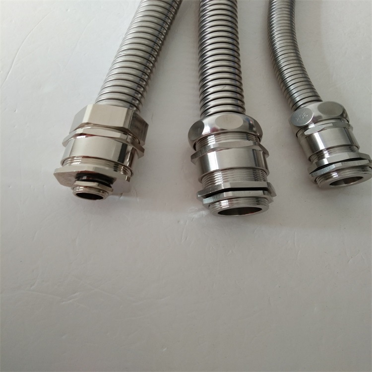 环保设备配套防水波纹管电缆接头 正品304不锈钢电缆接头生产