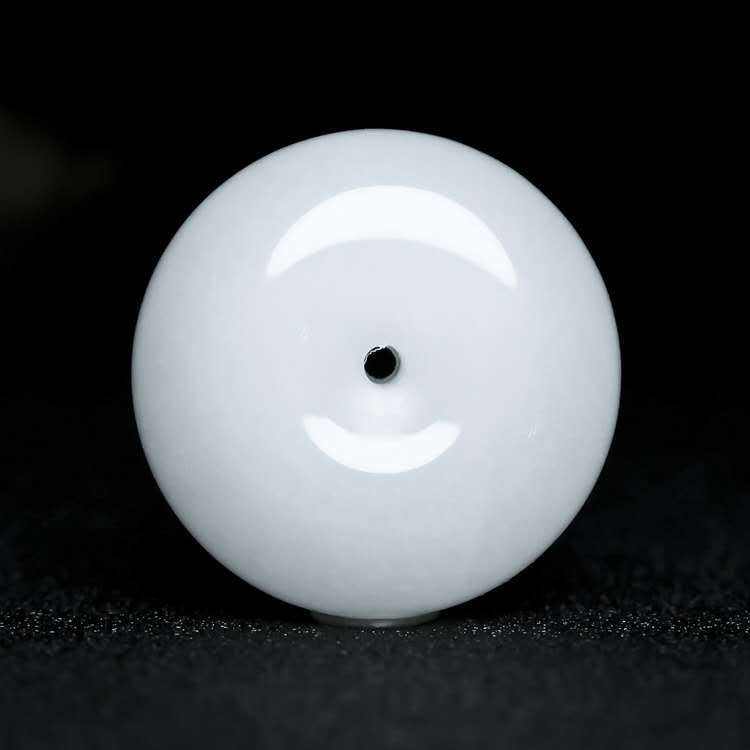 玉器批发新疆和田昆仑白玉平安扣吊坠 天然a货羊脂白玉石平安扣