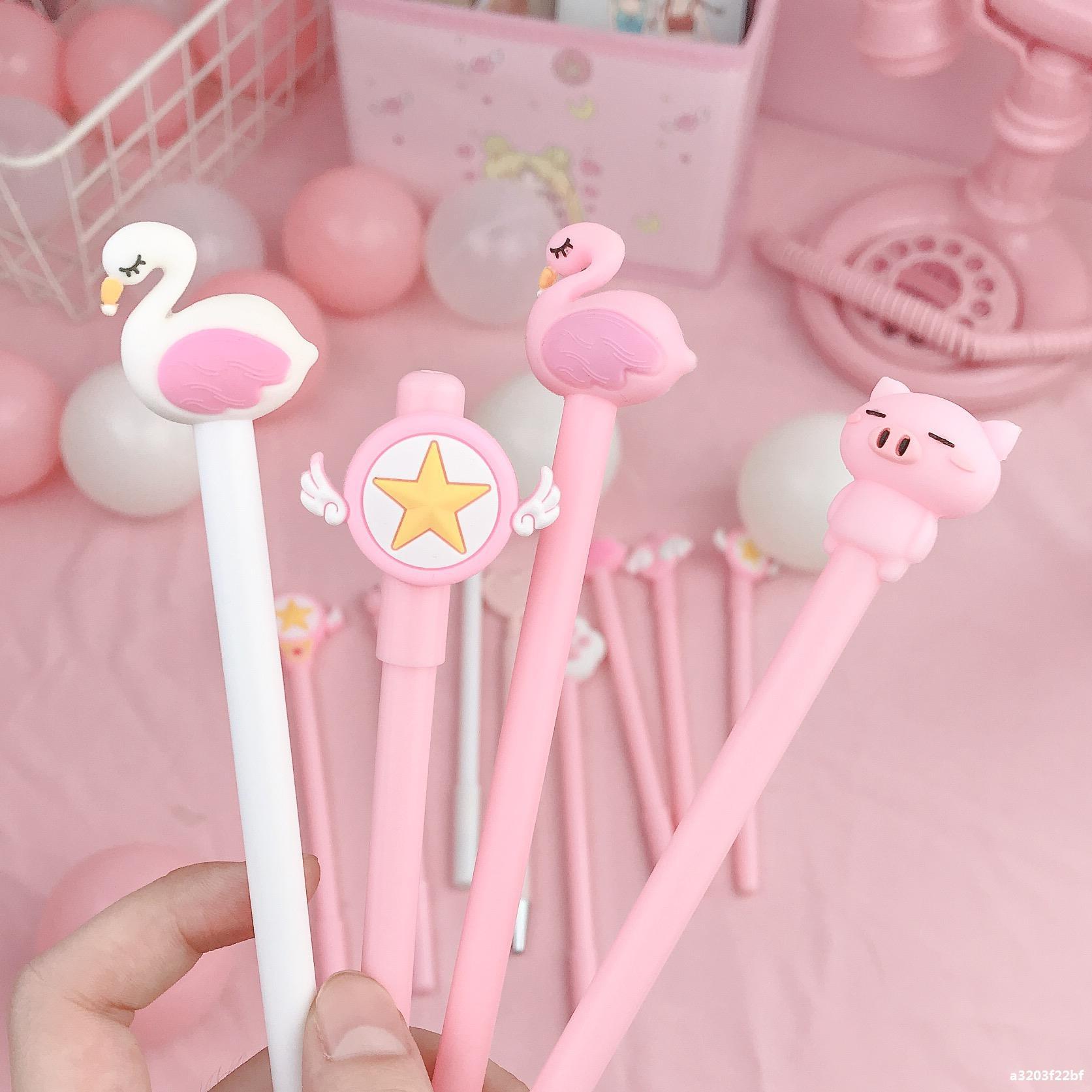 可爱卡通动物猫爪猫咪好写的中性笔书写创意女新流行笔日系小清新