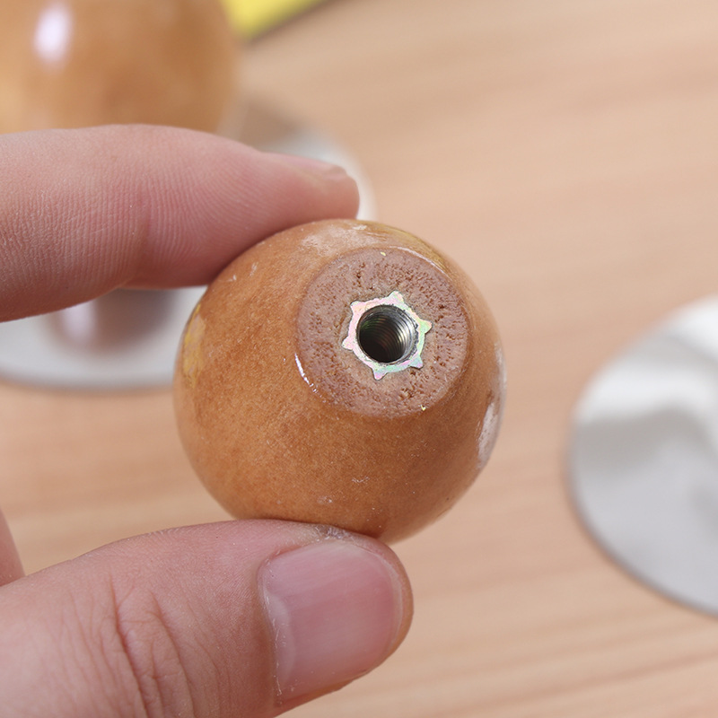 两元店木质锅盖顶珠锅丁 厨房用品配件木制锅盖提扭锅盖柄