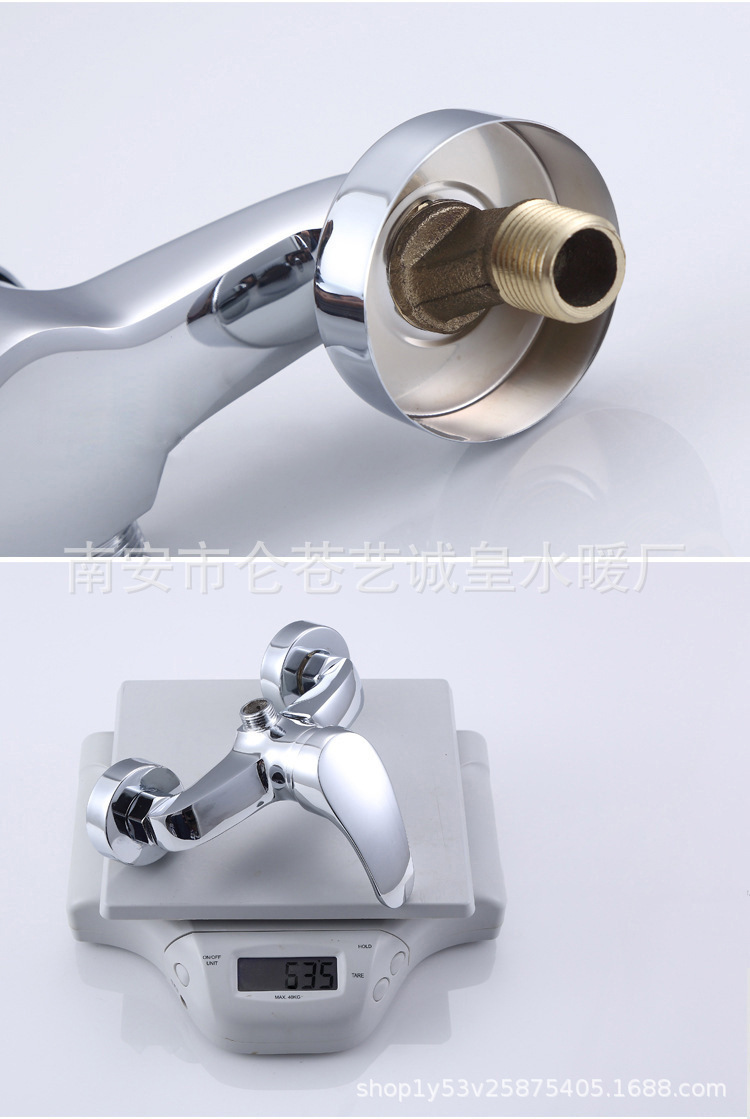 中国水暖城厂家批发合金太子淋浴暗装淋浴冷热淋浴混水阀淋浴