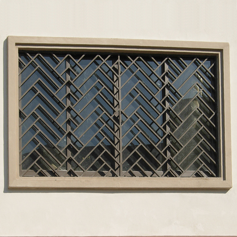 外贸厂家 家用金属中式铁艺窗花 户外热镀锌窗花 别墅烤漆防盗窗